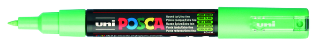 Verfstift Posca PC1MC extra fijn lichtgroen afbeelding