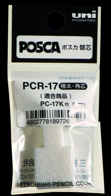 Posca Resevervepunt PC17K extra breed rechthoek 3 stuks