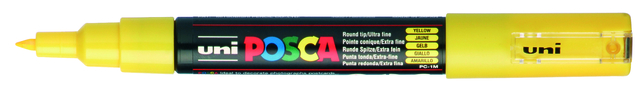 Verfstift Posca PC1MC extra fijn geel afbeelding