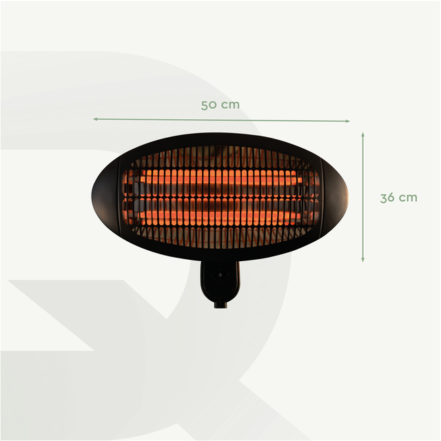 Terrasverwarmer BRASQ PHW100 hangend elektrisch — Foto 2 van 2