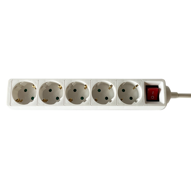 BRASQ Stekkerdoos 5 voudig 1.4 meter wit