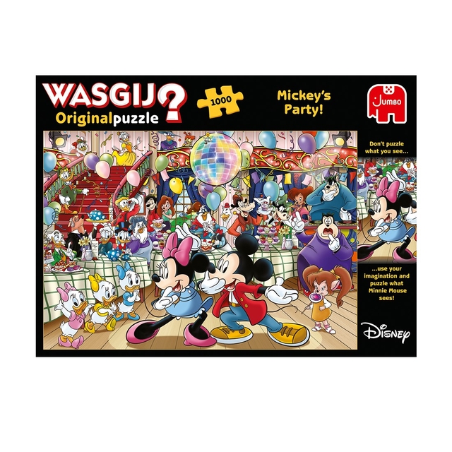 Puzzel Wasgij Original Mickey's Party 1000 stukjes — Foto 2 van 2