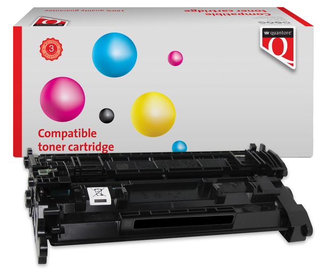 Tonercartridge Quantore alternatief tbv CANON 057H zwart afbeelding