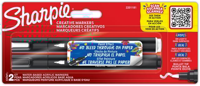 Creatieve marker Sharpie assorti blister à 2 stuks afbeelding