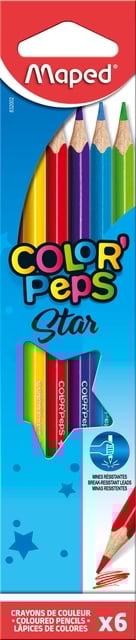 Kleurpotlood Maped Color&apos;Peps Star set à 6 kleuren afbeelding