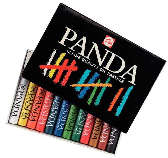 Oliepastel Talens Panda set à 12 kleuren afbeelding