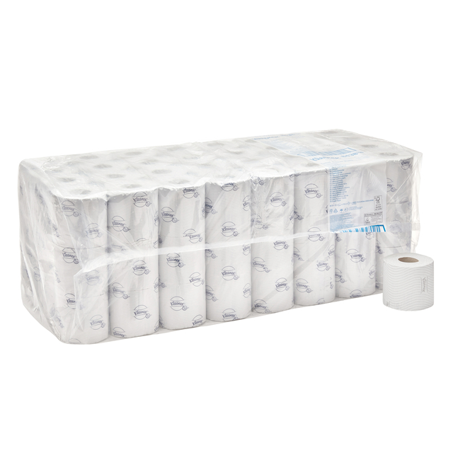 Toiletpapier Kleenex 2-laags 250vel individueel wit 8438 afbeelding