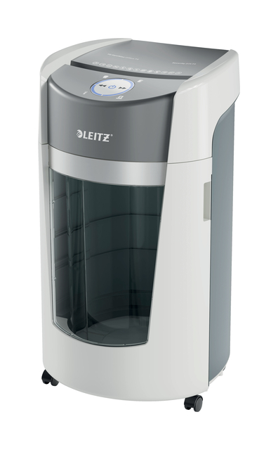 Papiervernietiger Leitz IQ OptiMax Office P5 snippers 2x15mm afbeelding