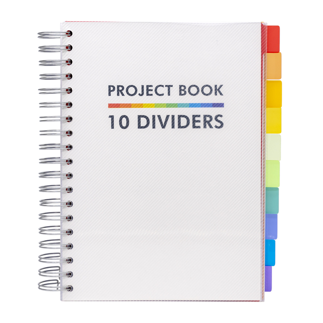 Projectboek Pukka Pad White B5 lijn 10-tabs 400 pagina&apos;s 80gr afbeelding
