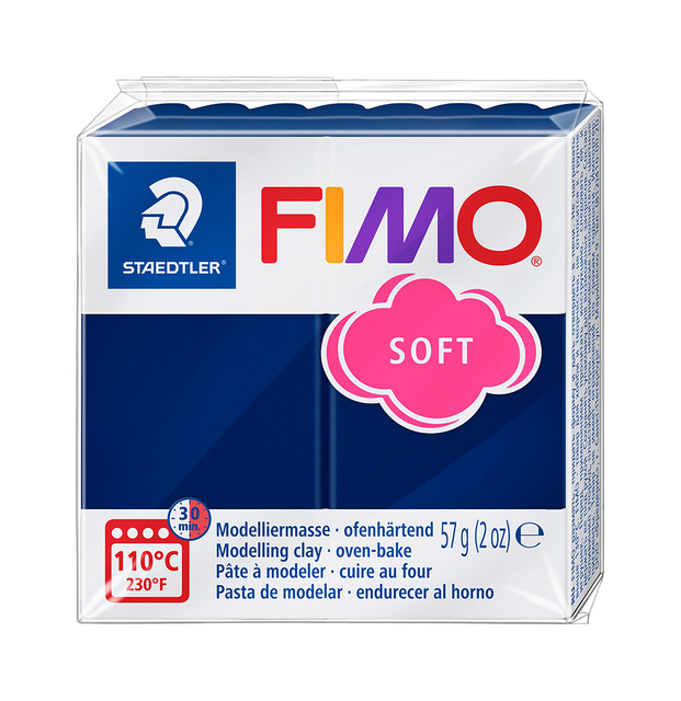 Boetseerklei Fimo soft 57 gram windsorblauw afbeelding