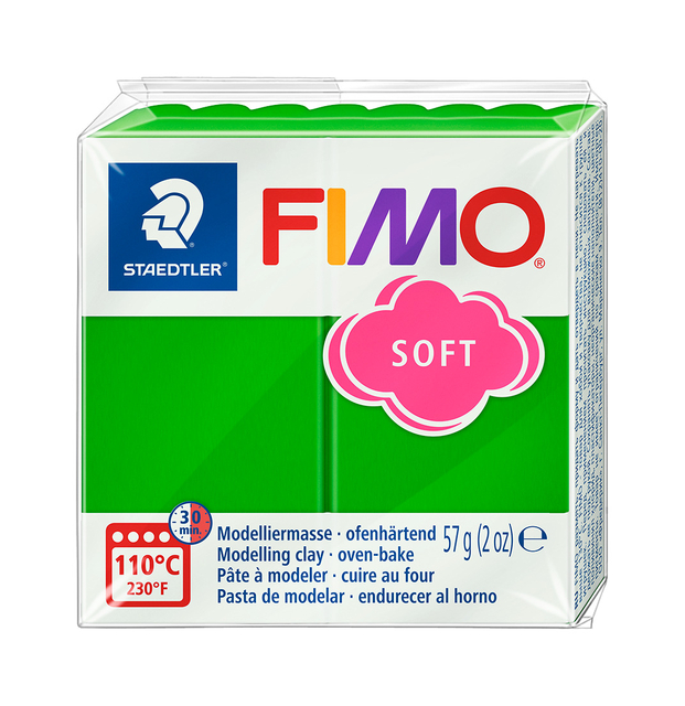 Boetseerklei Fimo soft 57 gram tropisch groen afbeelding