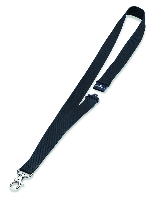 Textielkoord Durable ECO met karabijnhaak 10 stuks afbeelding