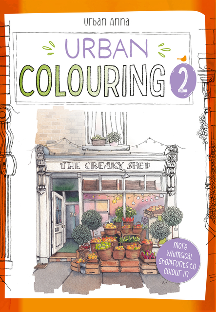 Kleurboek Urban colouring 2 afbeelding