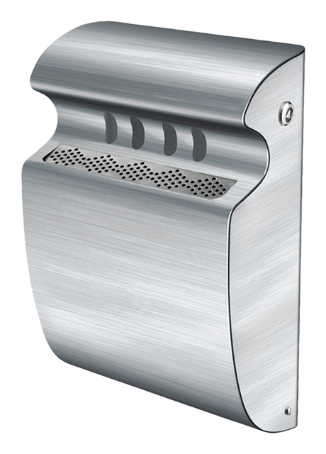 Asbak wand Vepa Bins 3 liter mat RVS afbeelding
