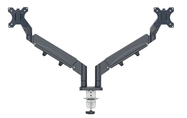 Monitorarm Leitz Ergo ruimtebesparend dubbele monitorarm afbeelding