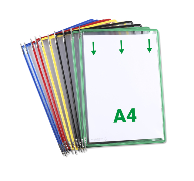 Zichtpaneel Tarifold A4 verticaal assorti 10 stuks afbeelding