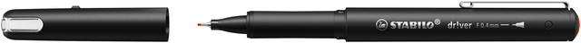 Fineliner STABILO dr!ver fijn rood afbeelding
