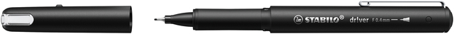 Fineliner STABILO dr!ver fijn zwart afbeelding