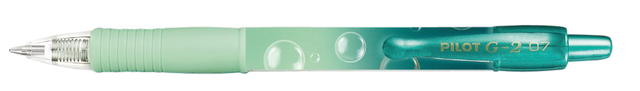 Gelschrijver PILOT G-2 Bubble groen medium blauwschrijvend afbeelding