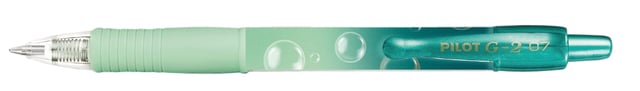 Gelschrijver PILOT G-2 Bubble groen medium blauwschrijvend afbeelding