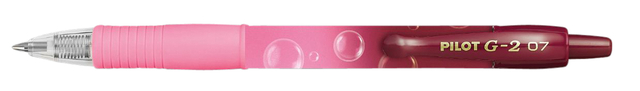 Gelschrijver PILOT G-2 Bubble roze medium blauwschrijvend afbeelding