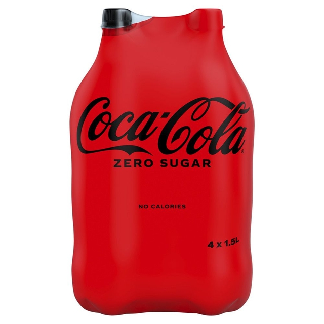 Frisdrank Coca Cola zero regular petfles 1.5 liter afbeelding