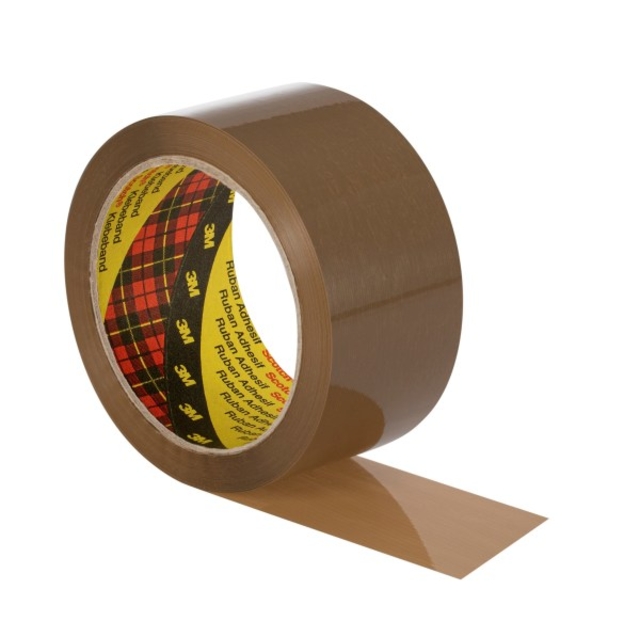 Verpakkingstape Scotch 371 48mmx66m bruin PP afbeelding