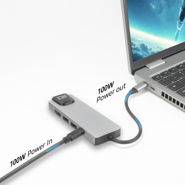 Dockingstation ACT USB-C 4K voor 1 HDMI monitor — Foto 3 van 3