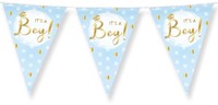 Party Flags foil It's a boy!