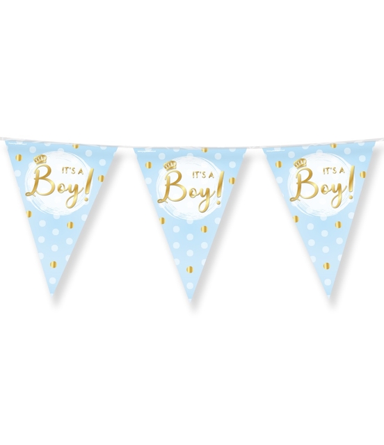 Party Flags foil It&apos;s a boy! afbeelding