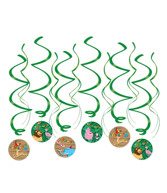 Swirl decorations Jungle afbeelding