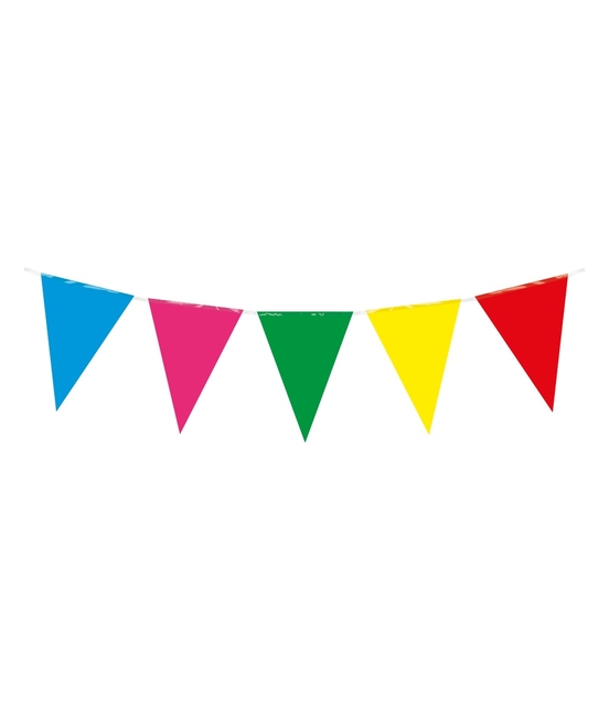 Party Flag PE Multi Colour afbeelding