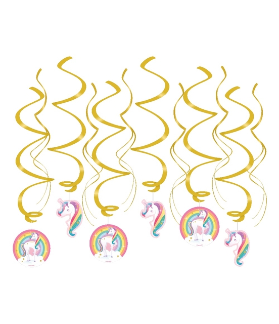 Swirl decorations Unicorn afbeelding