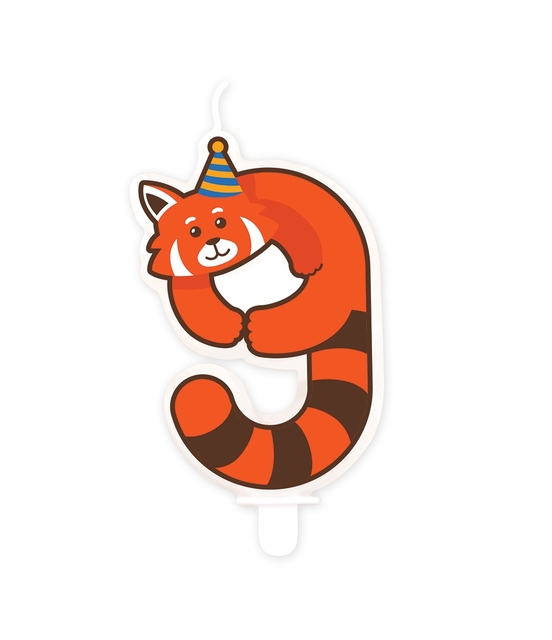 Jungle candle 9 Red Panda afbeelding