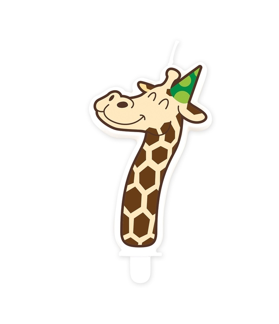 Jungle candle 7 Giraffe afbeelding