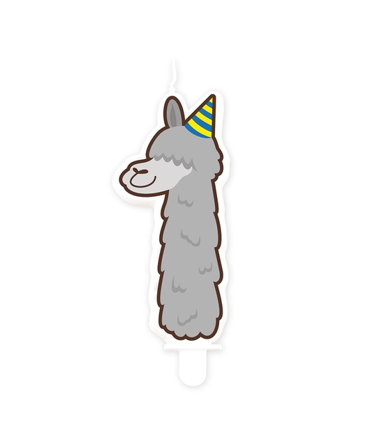 Jungle candle 1 Lama afbeelding