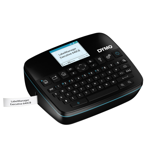 Labelprinter Dymo LabelManager Executive 640CB draagbaar qwerty 24mm zwart in koffer — Foto 2 van 2