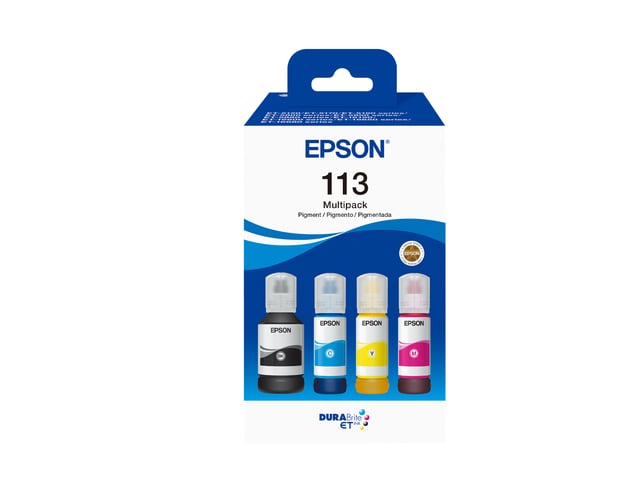 Navulinkt Epson 113 EcoTank zwart + 3 kleuren afbeelding