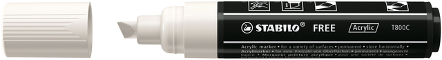 Acrylmarker STABILO Free Acrylic T800C wit afbeelding