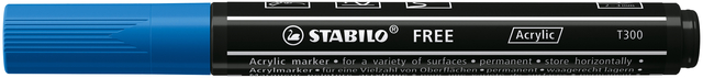 Acrylmarker STABILO  Free Acrylic T300 donkerblauw — Foto 2 van 2