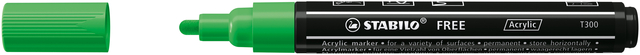 Acrylmarker STABILO Free Acrylic T300 bladgroen afbeelding