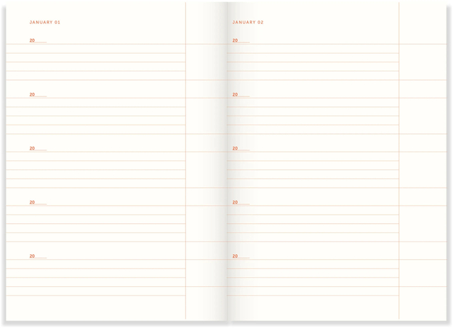 Dagboek A-Journal One Line A Day Linen lijn — Foto 2 van 2