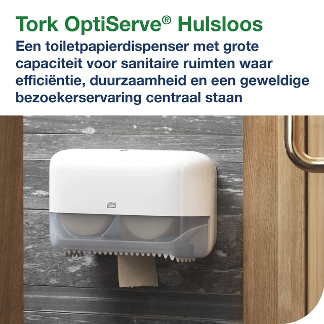 Toiletpapier Tork T7 Advanced Optiserve Coreless 2-laags 94m naturel 472640 — Foto 2 van 2