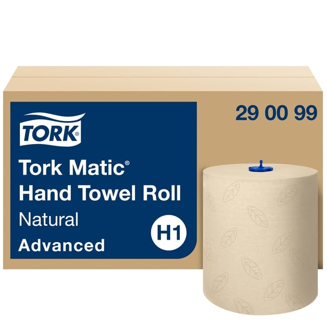 Handdoekrol Tork H1 Matic Advanced 2-laags 150m naturel 290099 afbeelding