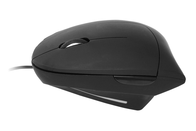 Muis Quantore ergonomisch bedraad USB-A zwart — Foto 2 van 2