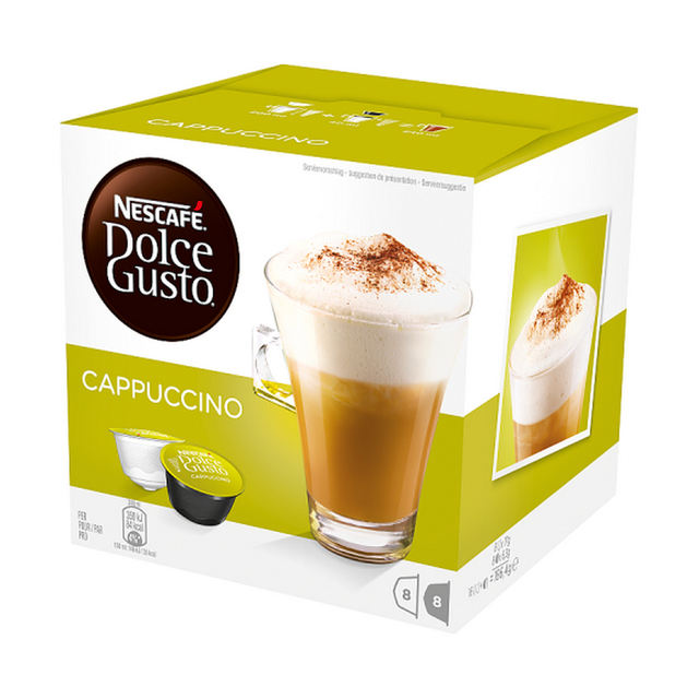 Koffiecups Dolce Gusto cappuccino 16 stuks afbeelding