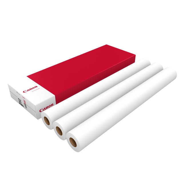 Inkjetpapier Canon 914mmx50m 75gr standaard 3 rollen afbeelding