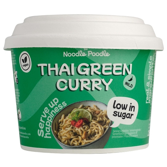 Noodles The Noodle Poodle Thai green curry bak 250 gram afbeelding