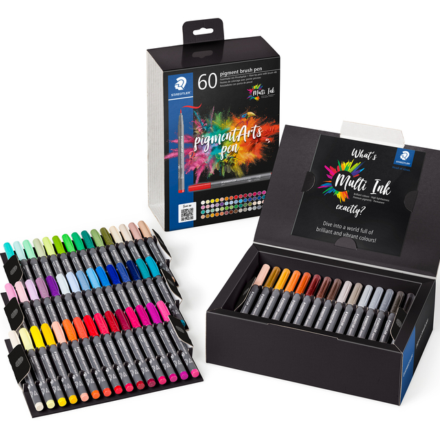 Brushpen Staedtler PigmentArts set à 60 kleuren — Foto 2 van 2