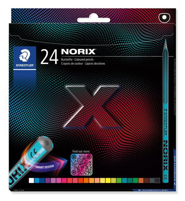 Kleurpotlood Staedtler Norix set à 24 kleuren afbeelding
